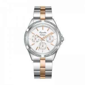 Alexandre Christie AC 2947 Silver Rosegold White BFBTRSL
